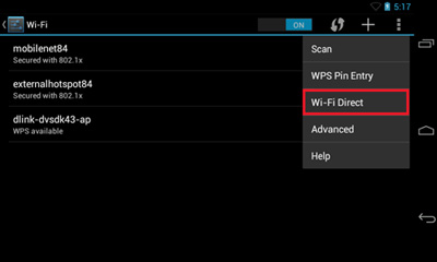 backup android data via wifi direct