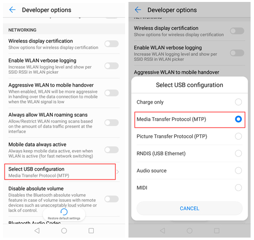 enable usb debugging on huawei mate