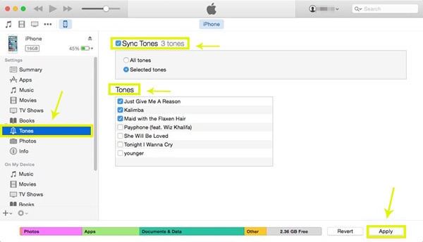 transfer ringtones from iphone to iphone via itunes