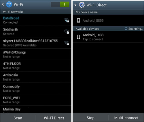 transfer data from samsung to huawei via wifi