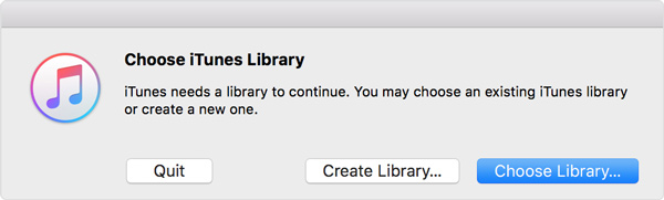 choose itunes library