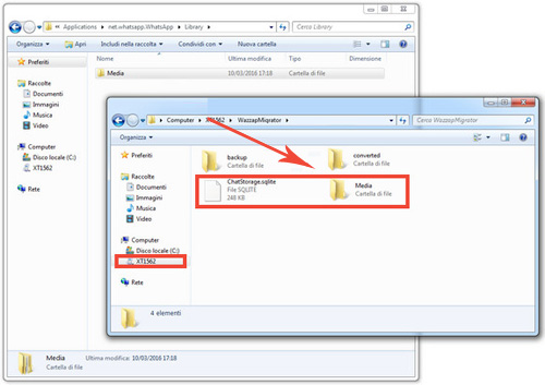 copy whatsapp to sd card