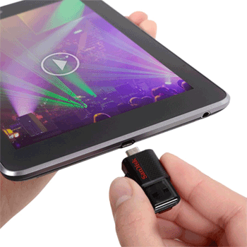 transfer files between android and flash drive