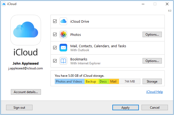Wie übertrage ich mit iCloud für Windows Kontakte vom Computer auf das iPhone?