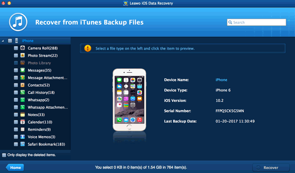 best iphone recovery software - leawo