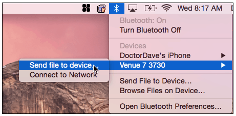 send files from mac to android