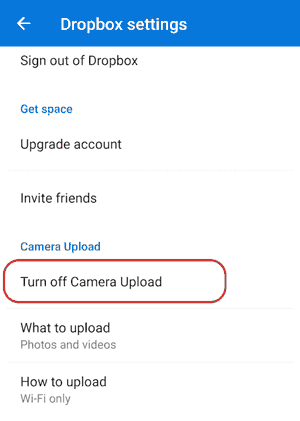 transfer photos from android to pc with dropbox