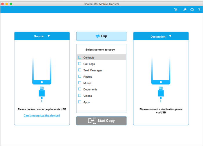 install and launch coolmuster mobile transfer