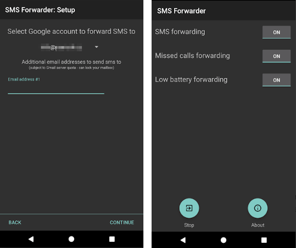 how to forward a text on android with sms forwarding app for android