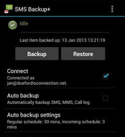 export text messages from android