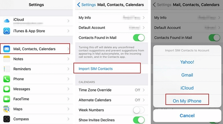 how to transfer contacts from samsung to iphone with sim card