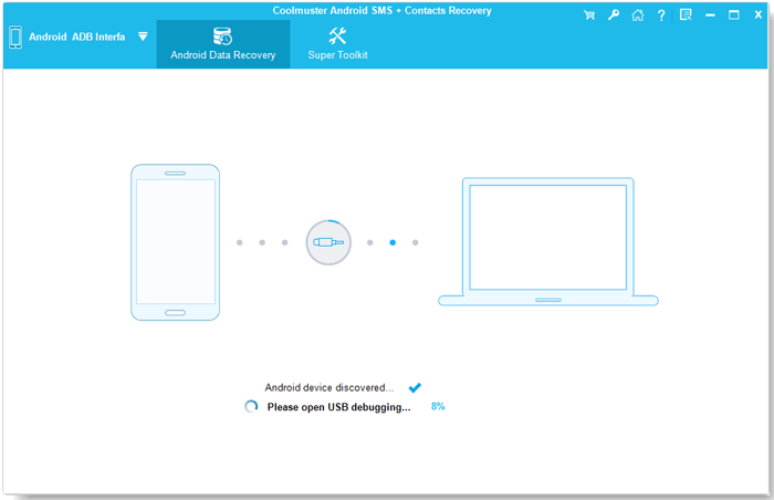 connect android phone to the computer via a usb cable