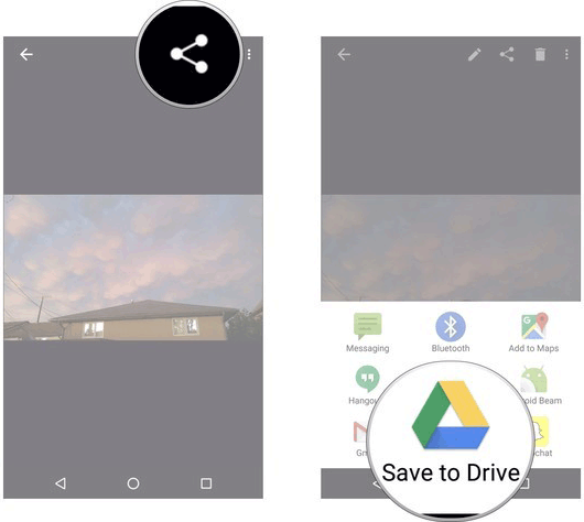 Übertragen Sie Fotos von Android auf das iPhone nach der Einrichtung mit Google Drive