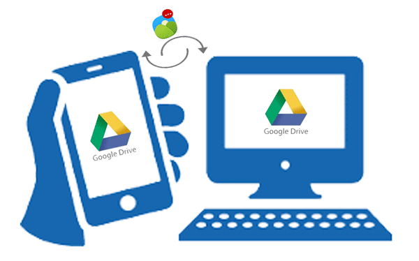 transfer photos from samsung to pc with google drive