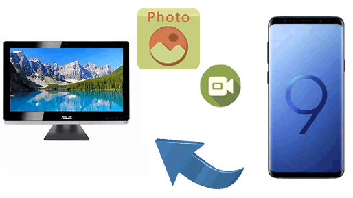 samsung s9 ways to download photos to mac