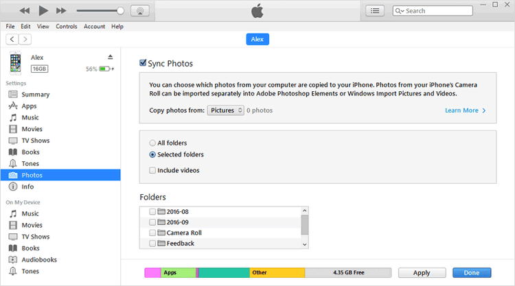 how to permanently delete photos from iphone 13 with itunes