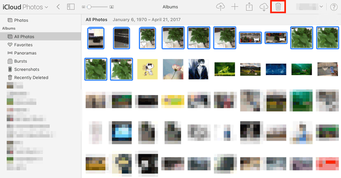 how to remove photos from icloud but keep on iphone