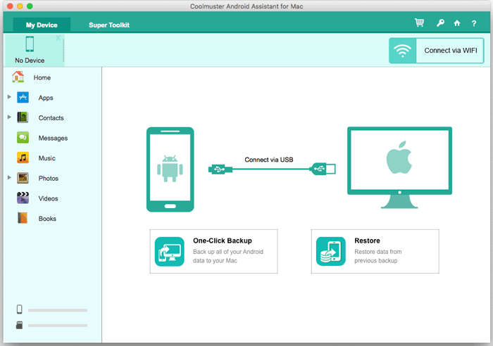 install coolmuster android assistant for mac on your computer