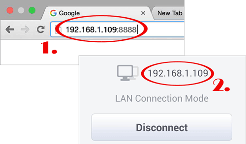 connect android to mac via ip connection