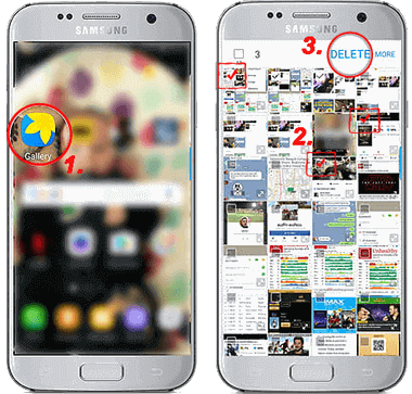 delete gallery photos samsung galaxy