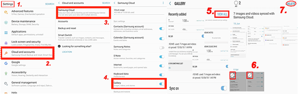 how to delete photos from samsung phone