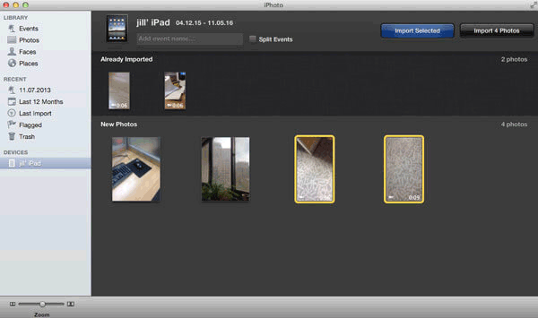 how to transfer videos from ipad to mac with iphotos