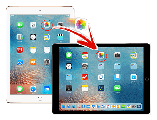 how to transfer photos from ipad to ipad