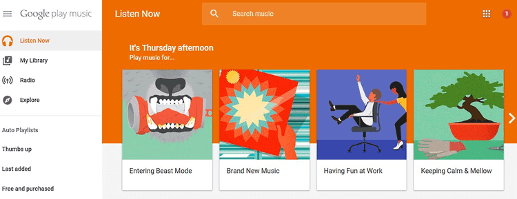 transfer music from mac to android with google play music