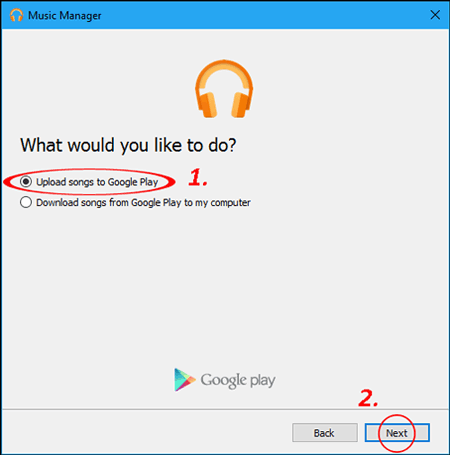 move music from computer to google play music manager