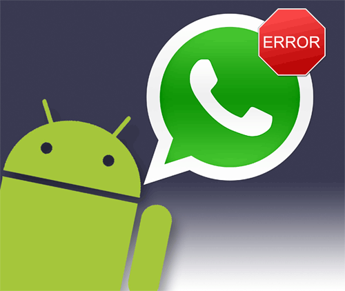 transfer whatsapp on android error