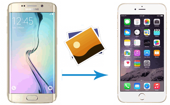 how to transfer photos from samsung to iphone