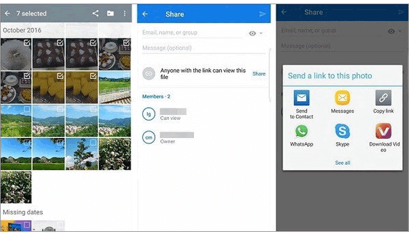 how to transfer photos from samsung to iphone with dropbox