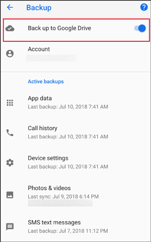 titanium backup alternative - google backup