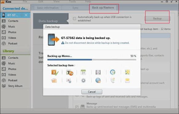 transfer files from samsung to pc with samsung kies