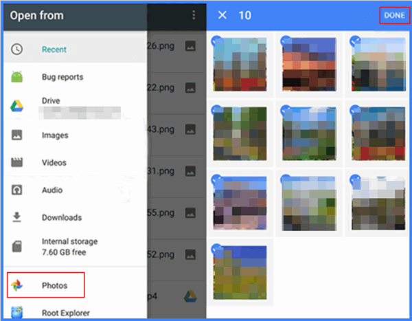 how to recover deleted photos from android gallery with google drive