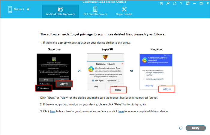 how to check if phone is rooted via coolmuster