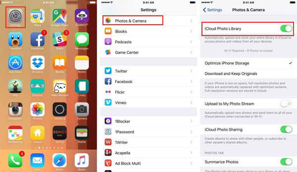transfer photos from mac to iphone with icloud photo library