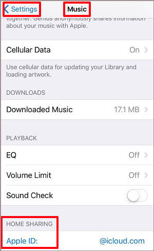 how to transfer music from iphone to ipad with home sharing