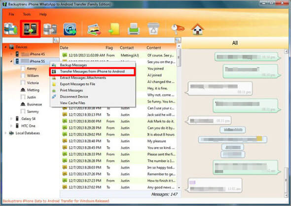 backuptrans android sms to iphone transfer full version