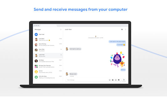 android sms manager - google messages
