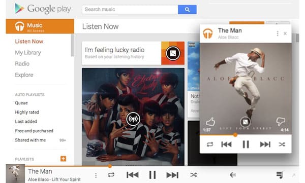 iphone music manager - google play music