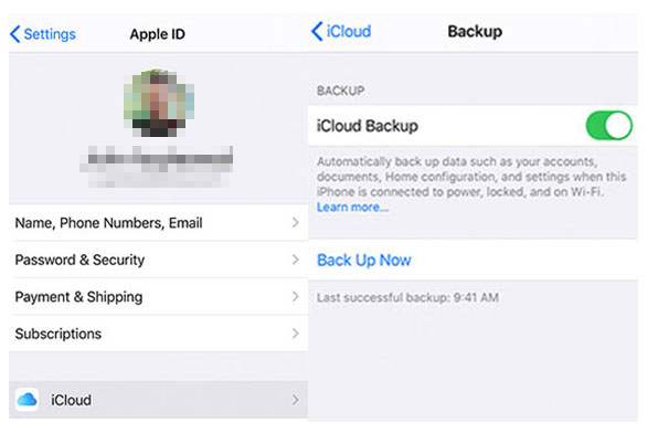 backup ipad to mac with icloud