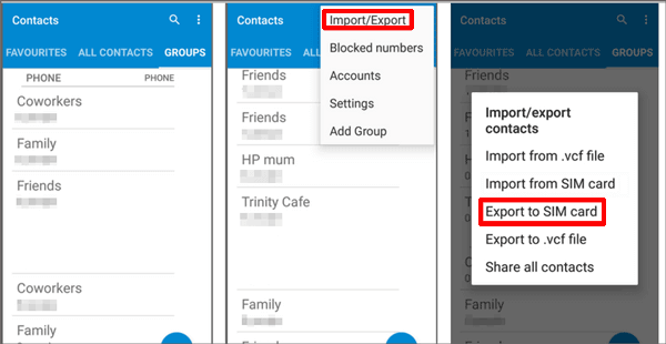 transfer contacts from htc to iphone with sim card