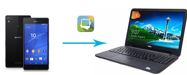 how to transfer photos from sony xperia to computer