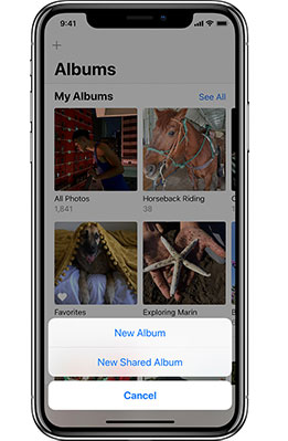 how to transfer photos from iphone to iphone without icloud via shared album
