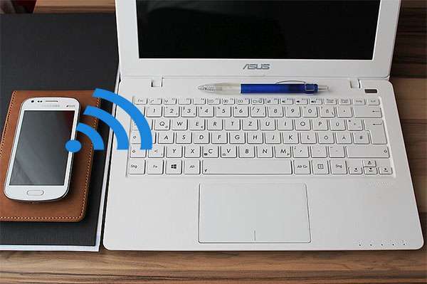 how to transfer files from phone to laptop without usb via wifi