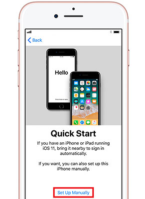 how to transfer contacts from iphone to iphone without icloud via quick start