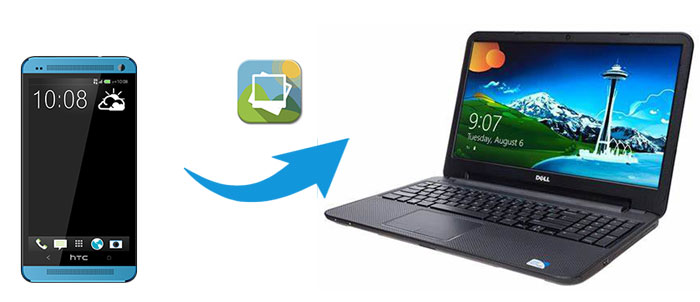 how to transfer photos from htc to pc