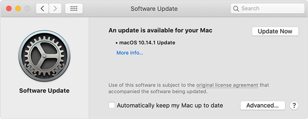 update macos