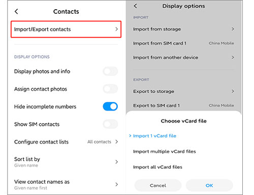 sync ipad to android via sim card